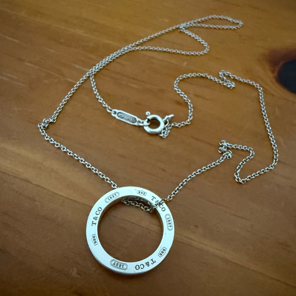Tiffany & Co. Circular Silver Necklace